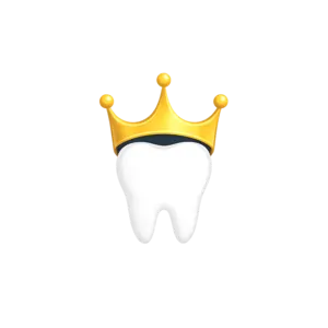 Ikon crown gigi untuk rawatan sarung gigi