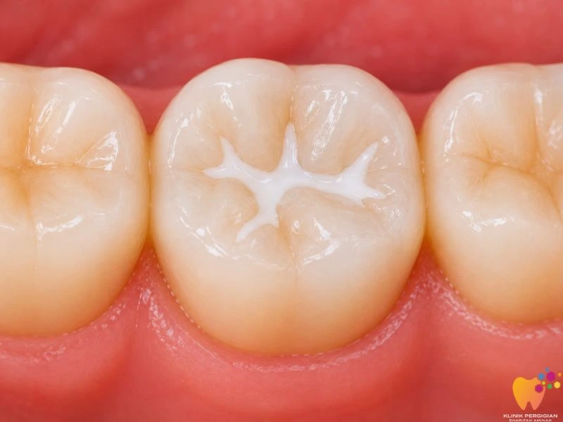 Fissure sealant untuk membantu melindungi gigi geraham daripada risiko cavity dan gigi berlubang