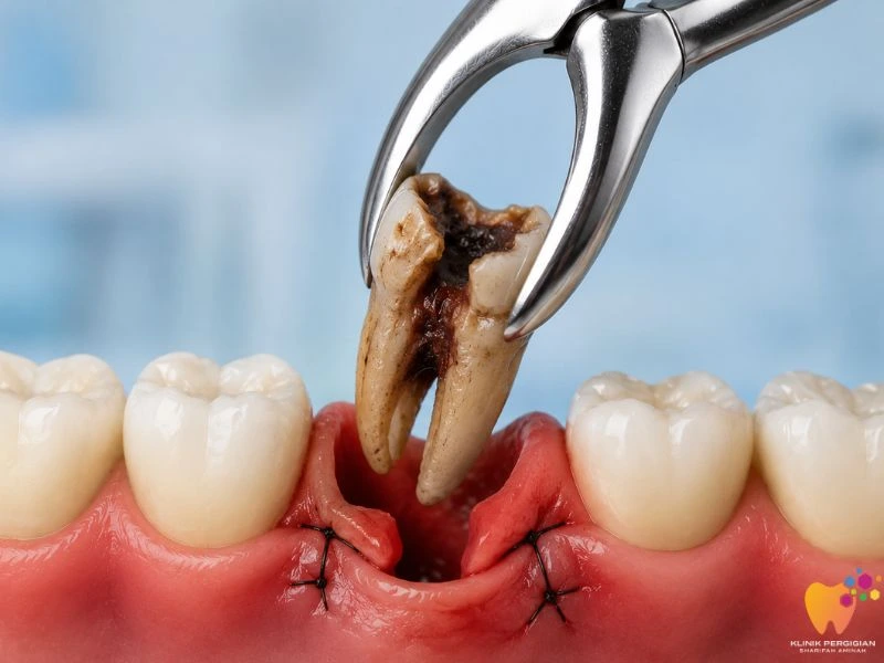 Rawatan surgical removal gigi tertanam dan impacted tooth di Kuala Lumpur oleh Klinik Pergigian Sharifah Aminah
